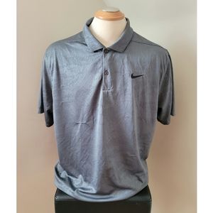 NIKE Men's Gray Golf Shirt